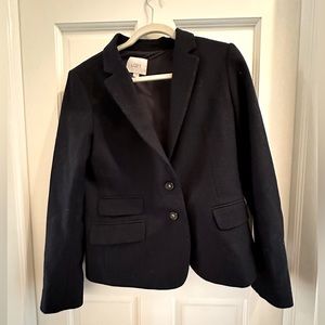 LOFT Women’s Navy Wool Blazer (Size 8)